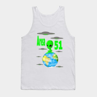 Alien baby invasion Tank Top